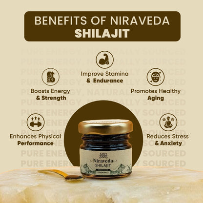 Niraveda Pure Shilajit (10gm Pack)